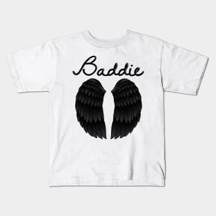 Insta Baddie Dark Wings Kids T-Shirt